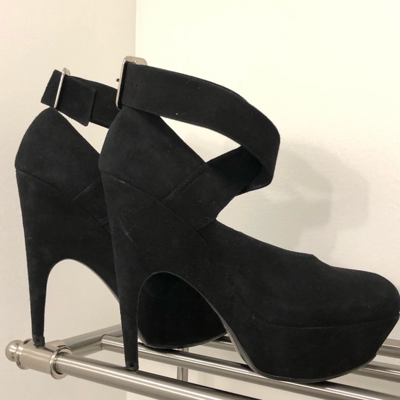 Ysl yves Saint laurent heel ankle suede leather - Picture 8 of 8